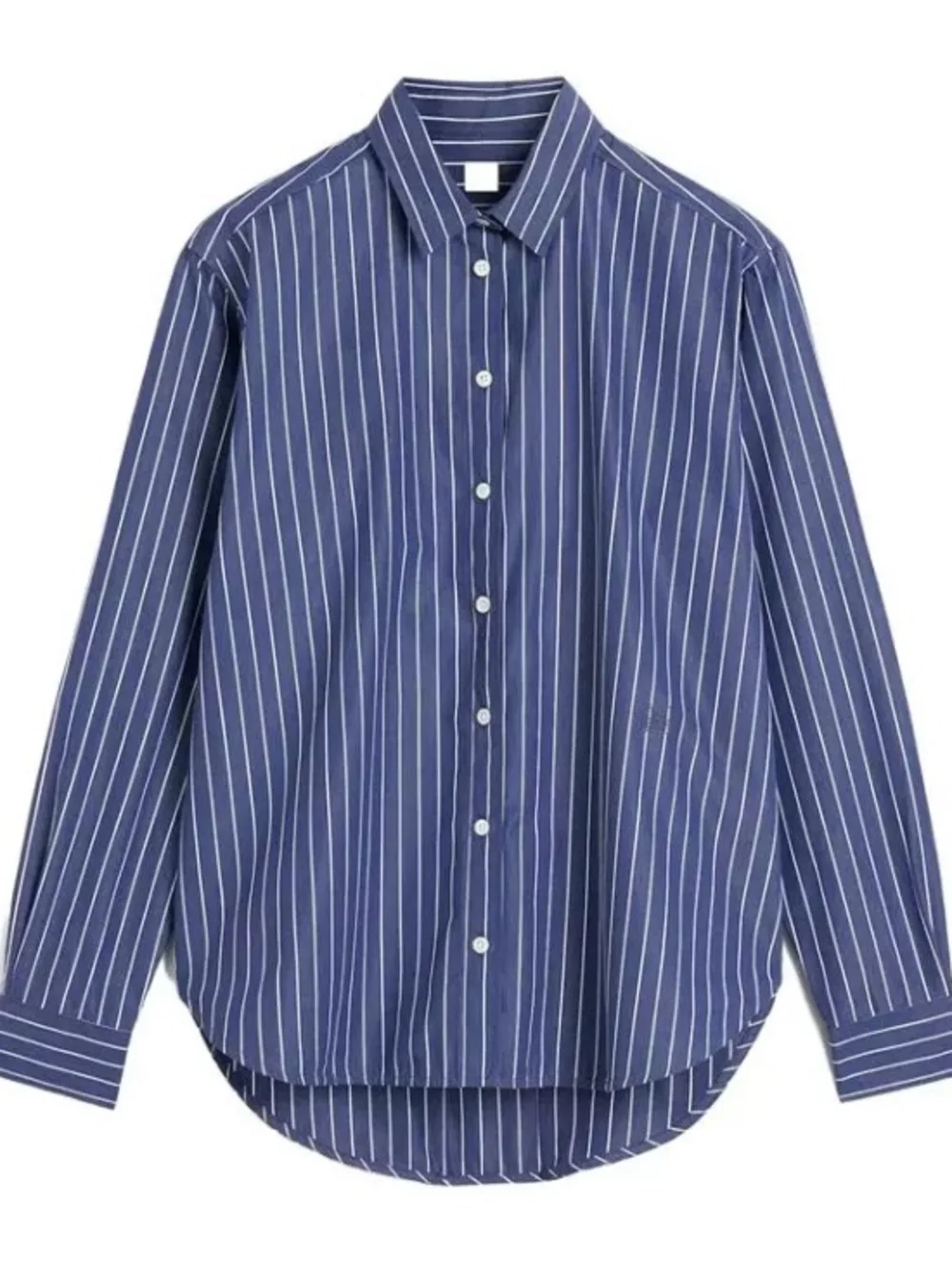 Toteme Striped Blue Button-Up women’s Shirt